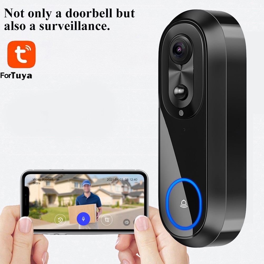 Smart Intercom Camera 1080P Ring Bell Wireless And Easy To Install