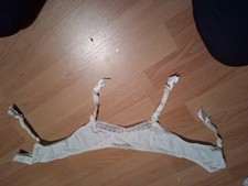 C&A Lingerie Damen Strapsgürtel Gr.6 Weiss mit String Grösse S NEU