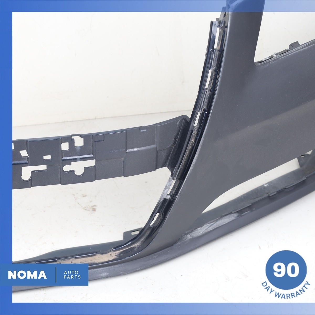 11-14 Audi D4 A8 Front Bumper Cover Panel Assembly Blue 4H0807065E 