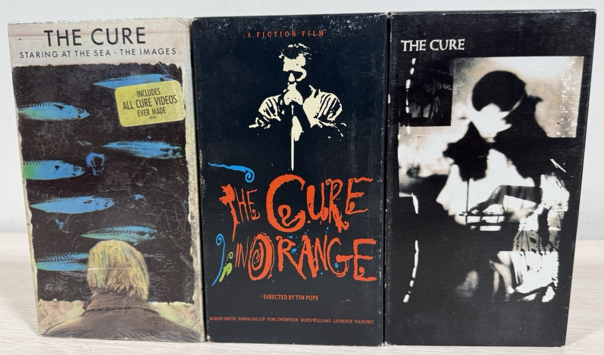 The Cure LOT OF 3 VHS In Orange, Staring at the sea, Picture Show