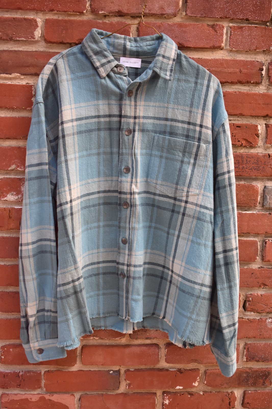 John Elliott - Hemi - Oversized Button Flannel - Oceana - Size 2/M - Tags Incl.