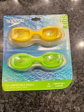 Speedo best fitting goggle kids 3-6 ages 2 pack