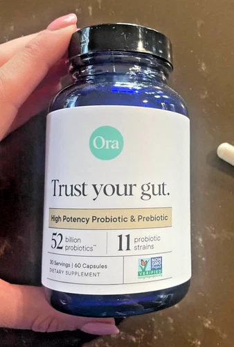 Ora Organic Probiotics - 52 Billion CFU, 60 Capsules