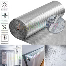 25mx60cm Radiator Insulation Foil Heat Reflector Roll Energy Saving Foil Panel