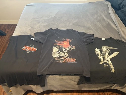 Legend Of Zelda T Shirt Lot of 3 - XL Rare Twilight Vintage vintage concert t-shirt, vintage, size XL, single stitch, B+ condition