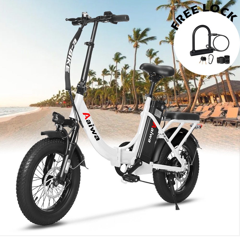 500W Electric Bike, 30MPH Folding e Bike City Commuter Adult