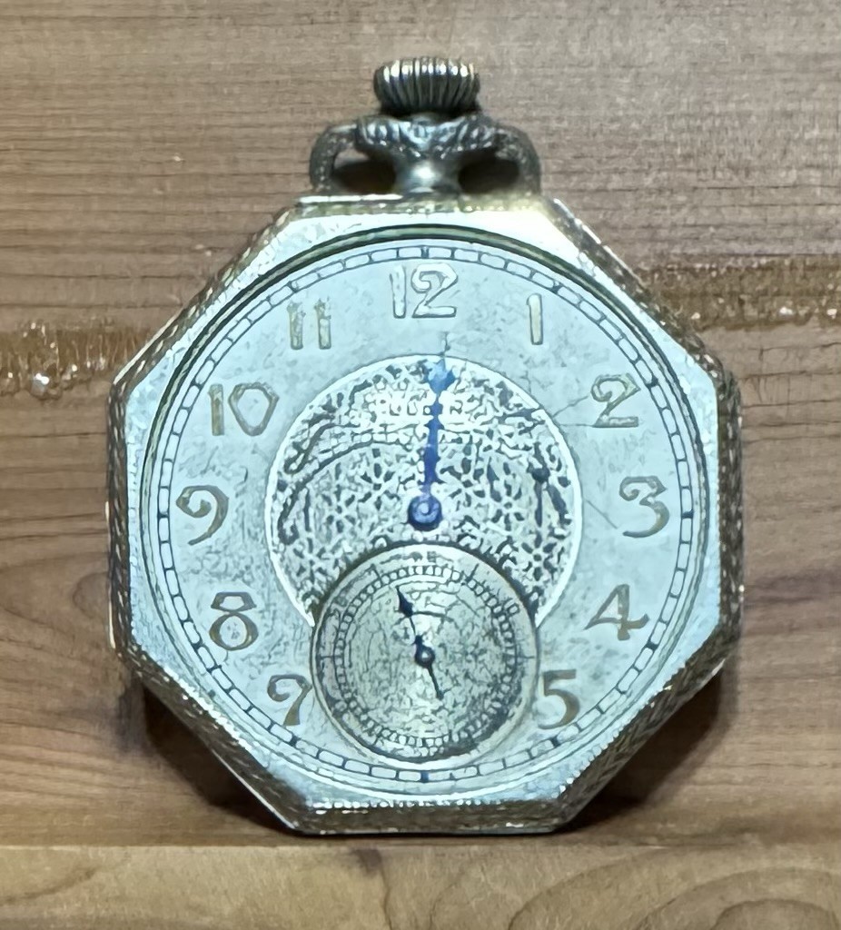 Art Deco Elgin Pocket Watch…Repair Or Parts