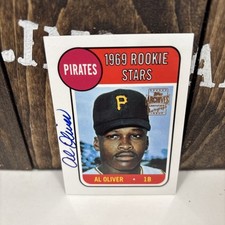 Al Oliver 2001 Topps Archives Certified  Autograph Card Auto 1969 Pirates