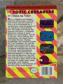 Toxic Crusaders - Nintendo Entertainment System NES - CIB **BEAUTIFUL!!**
