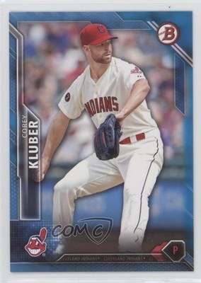 2016 Bowman Blue 10/150 Corey Kluber #29 4k8