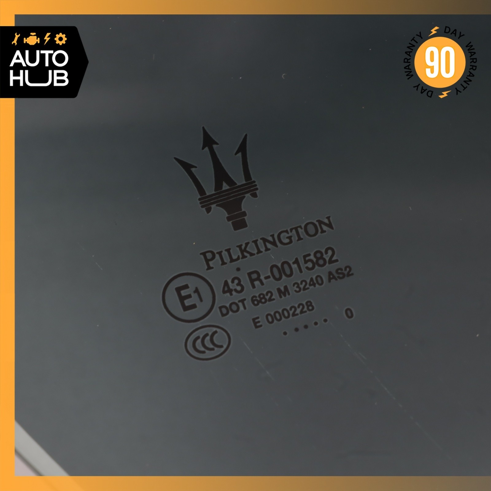 Maserati GranTurismo S M145 Convertible Rear Right Quarter Window Glass OEM 21k