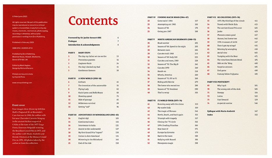 My Travels On Racer Road Can-Am and Formula 1 in their golden age book