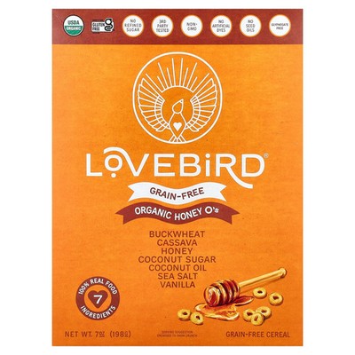 Grain-Free Cereal, Organic Honey O's, 7 oz (198 g)