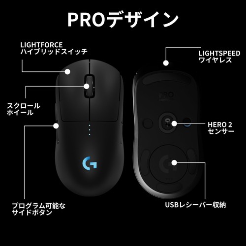 Logitech G Pro 2 Lightspeed 44K Dpi Gaming Mouse G-Ppd-002Xwl-Bkd Lightwe_ - Picture 8 of 8
