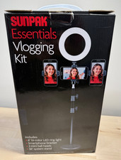 Sunpak Essentials Vlogging Kit 6 inch LED Ring Light with Stand Vlog VGE-LED72-6