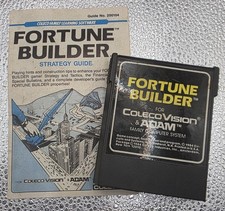 Fortune Builder for ColecoVision & Adam Vintage 1984 Game Cartridge With Manual  image