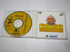 Dragon Slayer: The Legend of Heroes II 2 PC Engine Super CD Japan +map US Seller