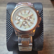 Authentic ADRIENNE VITTADINI Rose Gold Crystal Accented Ladies Watch