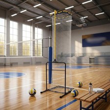 Adjustable Volleyball Net Coaching Aid Easy Setup Sports Equipment for
