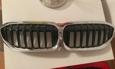 Original BMW 3er G20 G3L Kühlergrill Niere Chrom / Schwarz