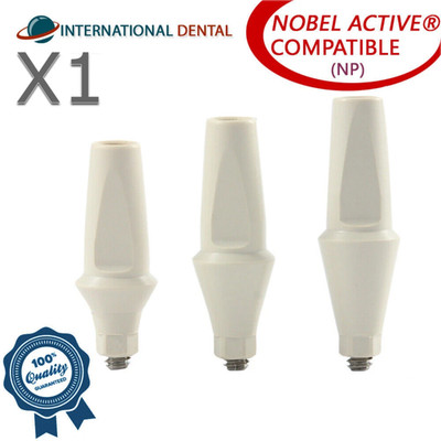 Anatomic Peek Temporary Prosthetic NP N0bel Bi0care Active Hex Dental Fixture