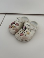 Disney themed croc style shoes size 6/7  Significant wear and damage as shown