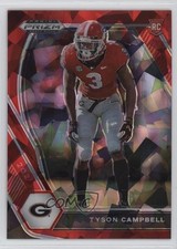 2021 Panini Prizm Draft Picks Red Ice Prizm Tyson Campbell #155 11pj