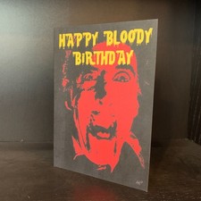 Birthday Card - Dracula Bloody Birthday: 13 x 18cm
