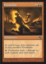 Pyrohemia -Foil Medium Play MTG Planar Chaos