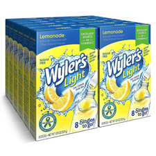 Wyler's Light Singles To Go Powder Packets, Water Drink Mix, Lemonade, 12...