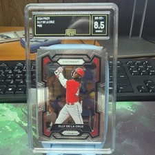 Panini 2024 Prizm Elly De La Cruz #192 Rookie Base GMA 8.5 Reds
