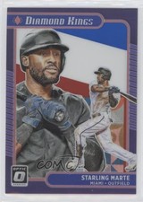 2021 Donruss Optic Diamond Kings Red White & Blue Prizm /199 Starling Marte 0s1o