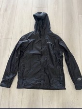 Columbia Omni-Tech Pouration Hooded Rain Jacket Black, Vented, Waterproof, Large