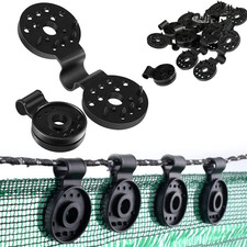 50Pcs Shade Cloth Heavy Duty Lock Grip, Shade Cloth Plastic Clips Windproof Aw