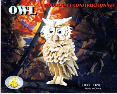 GW5964 Woodcraft Construction Kit OWL Neu & OVP