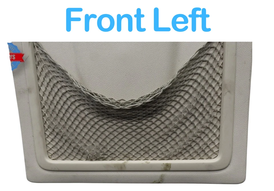 Cubierta de moldura del panel trasero del asiento del conductor delantero izquierdo Volkswagen VW Touareg 11-17 OEM Foto 3 de 4