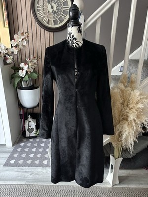 Emporio Armani Kunstfell Schwarz Größe UK 12-14