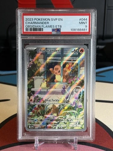 2023 POKEMON SVP EN-SV BLACK STAR PROMO #044 CHARMANDER PSA 9