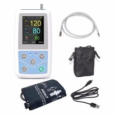 Blood Pressure Monitor Ambulatory NIBP Holter 24 hour recording Software ABPM