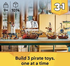 LEGO 31109 Creator 3 in 1 Pirate Ship Set - New Factory Sealed Mint Retired!1