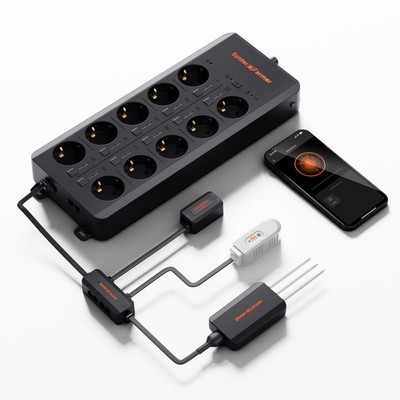 2026 Spider Farmer Genius Grow System AC10 Power Strip Kit App-Based Smart Strip