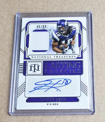 2024 NATIONAL TREASURES SIDNEY RICE LASTING LEGACIES JERSEY AUTO RARE SP #/99