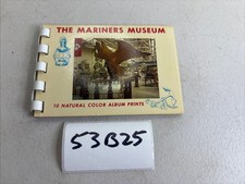 The Mariners Museum Miniature Souvenir Photo Album Comb Binding Vintage 53B25