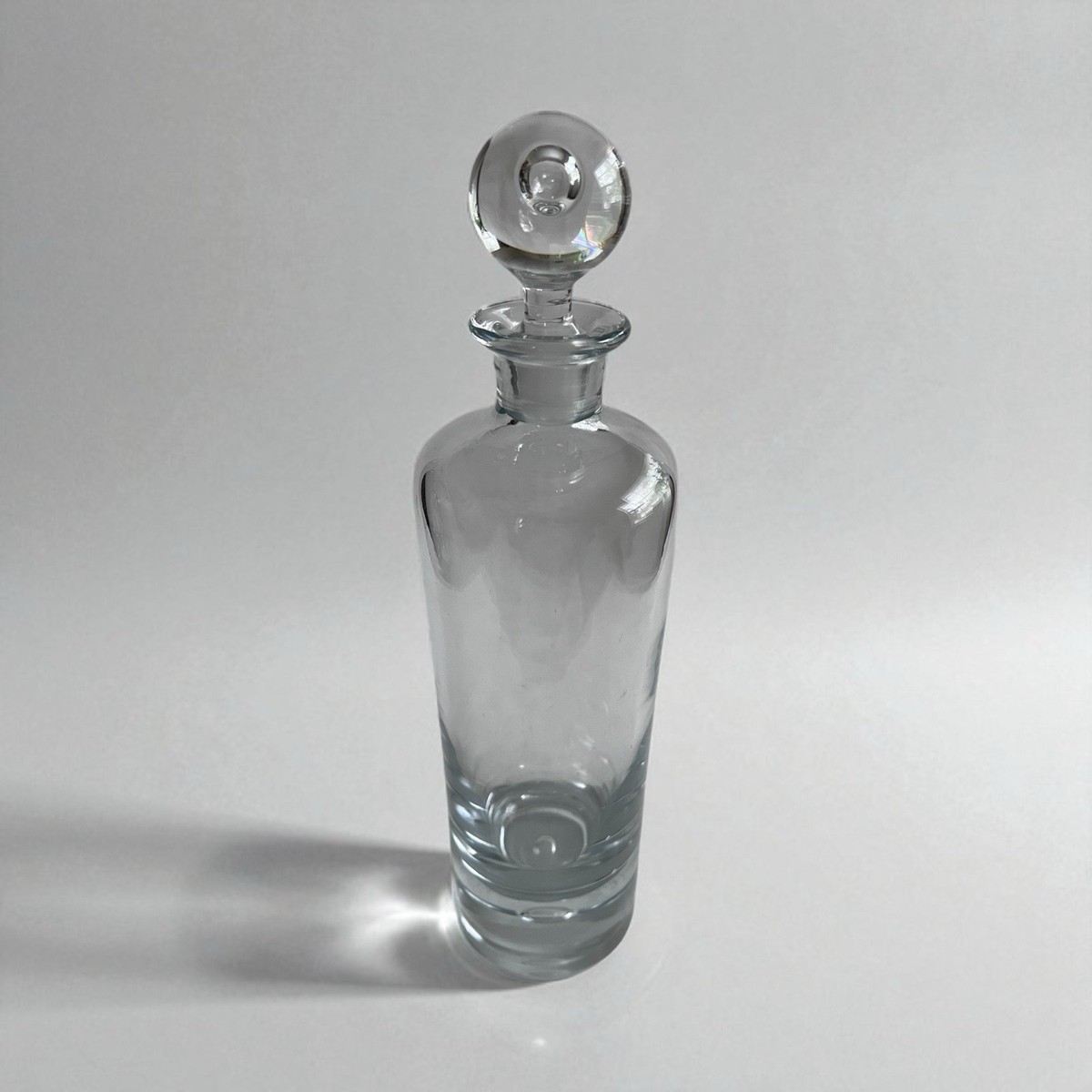 Vintage (1970s) Kosta Boda “Pippi” Crystal Glass Decanter by Vicke