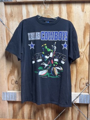 RARE Vintage 1994 NFL Dallas Cowboys Marvin The Martian Looney Tunes Tee
