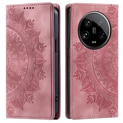 Hülle für Xiaomi 14 Ultra Handy Cover Flip Case Schutzhülle Handytasche Mandala