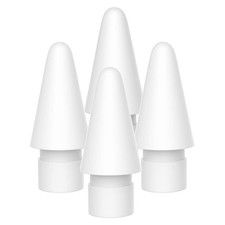 Replacement Tips for Apple Pencil 1st/2nd Gen, iPad Stylus, 4-Pack White