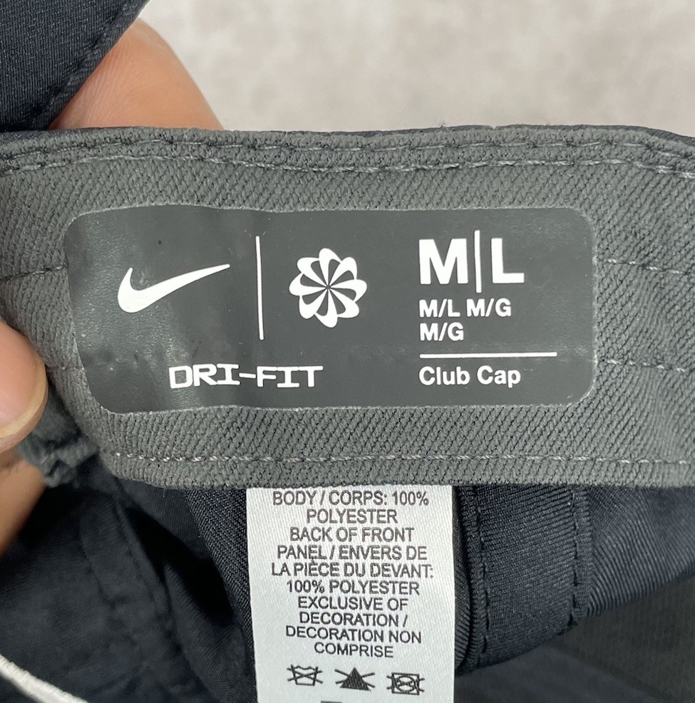 Disney Parks Nike Mickey Mouse Hat Adult M/L Black Club Cap Dri Fit Logo Golf thumbnail 10