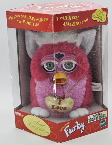 Vtg 1999 Valentine's Day Furby Limited Edition, New, Sealed, Packaging Damaged