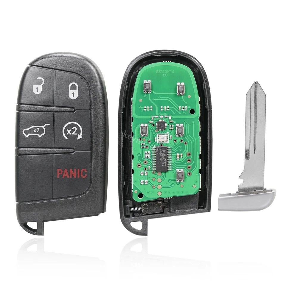 2 Keyless Smart Remote Key Fob For Jeep Grand Cherokee 2014 2015 2016 2017 2018 - Image 3 of 4